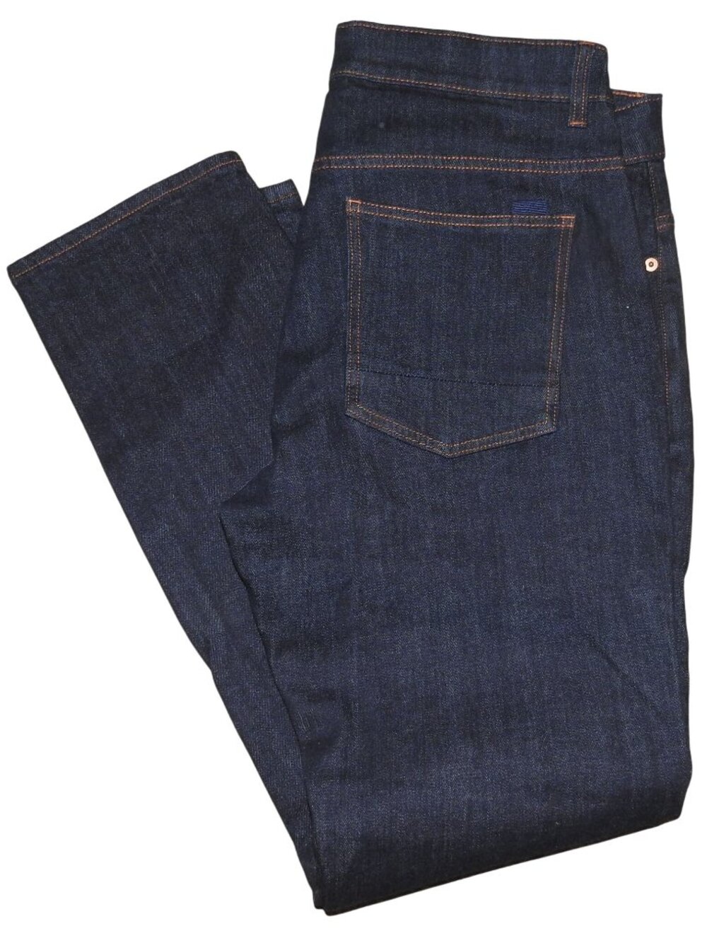 Natural Selection London Dark Wash Taper Button Fly Denim Blue Jeans Men's 36x32
